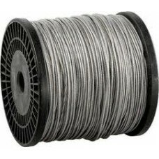 Трос стальной оцинкованный в ПВХ оболочке DIN 3055-3066 3/4 мм. (200 метров)