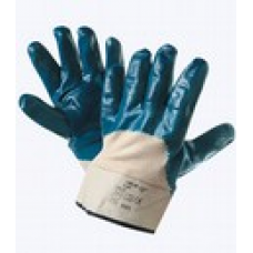 Перчатки ХБ с крагой, покрытие нитрил