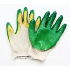 Перчатки ХБ с двойным латексным покрытием