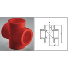 Крестовина (огнестойкая) D20