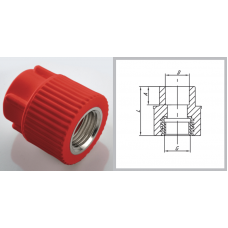 Муфта комбинированная внутренняя огнестойкая D25-1/2"