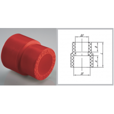 Муфта переходная (огнестойкая) D40-25